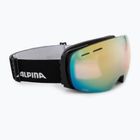 Lyžiarske okuliare Alpina Granby QV black matt/gold sph