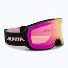 Lyžiarske okuliare Alpina Nakiska Q-Lite black/rose matt/pink