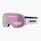 Lyžiarske okuliare Alpina Slope Q-Lite S2 white matt/rose