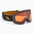 Lyžiarske okuliare Alpina Ladis Q black/ gold matt/ gold