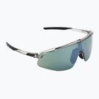 Slnečné okuliare Alpina Turbo Pro Q-Lite sivé transparentné lesklé/strieborné zrkadlové