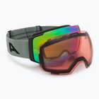 Lyžiarske okuliare Alpina Falera Mag Q-Lite black/green matt/green/pink