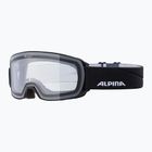 Lyžiarske okuliare Alpina Nakiska black matte/clear