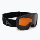 Detské lyžiarske okuliare Alpina Piney 2.0 black matte/orange