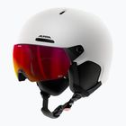 Lyžiarska prilba Alpina Arber 2 Visor Q-Lite white matt