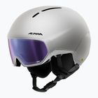 Lyžiarska prilba Alpina Vizzard QV MIPS white matt