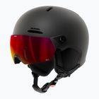 Detská lyžiarska prilba Alpina Zupo 2 Visor Q-Lite black matte