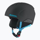 Detská lyžiarska prilba Alpina Pizi black blue matt