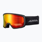 Lyžiarske okuliare Alpina Narkoja 2 Q-Lite black matt/red s2
