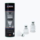 VICTOR Nylon Shuttle 3000 bedmintonové raketky 6 ks biele 101519