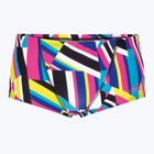 Pánske viacfarebné boxerky na plávanie AquaFeel Stripe Confusion