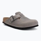 Šľapky BIRKENSTOCK Boston Soft Footbed Oiled Leather Narrow iron