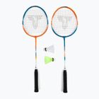 Badmintonový set Talbot-Torro 2 Attacker modro-oranžový 449411