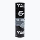 Talbot-Torro Tech 350 bedmintonové raketky, nylon 6 ks biela 479102