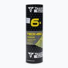 Talbot-Torro Tech 450 bedmintonové rakety, Premium Nylon 6 ks žltá 469283