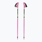 Lyžiarske paličky dziecięce LEKI Racing neon pink/ black/ neon yellow