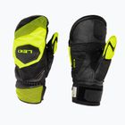 Pánske lyžiarske rukavice LEKI WCR Venom SL 3D Mitt black ice/lemon
