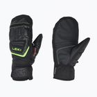 Detské lyžiarske rukavice LEKI WCR Team 3D Junior Mitt black/ ice lemon