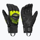 Lyžiarske rukavice LEKI WCR Core TR black/neon yellow