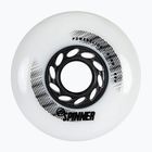Powerslide Spinner 80mm/88A kolieska na kolieskové korčule 4 ks biele 905325
