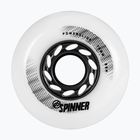 Powerslide Spinner 76mm/88A kolieska na kolieskové korčule 4 ks biele 905326
