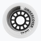 Kolieska na kolieskové korčule UNDERCOVER WHEELS Raw 80 mm/85A  4 ks biele.