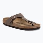 Šľapky BIRKENSTOCK Gizeh Birkibuc Narrow mocca
