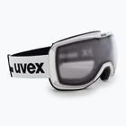Lyžiarske okuliare UVEX Downhill 21 VPX white/variomatic polavision 55//39/13