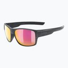 Slnečné okuliare UVEX Esntl Urban black matt/mirror red