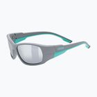 Detské slnečné okuliare UVEX Sportstyle 514 grey matt/mirror silver