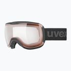 Lyžiarske okuliare UVEX Downhill 2100 V black matt/mirror red clear