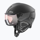 Lyžiarska prilba UVEX Wanted Visor Pro V black matte
