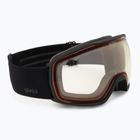 Lyžiarske okuliare UVEX Victorious Pro V black matt/vario red mirror