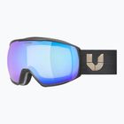 Lyžiarske okuliare UVEX Ultimate Victorious CV S2 black matt/mirror sapphire