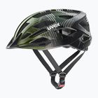 Detská cyklistická prilba UVEX Air Wing 2 CC dark olive/black matt