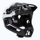 Detská cyklistická prilba UVEX React Fullface Jr black/white matt