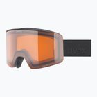 Lyžiarske okuliare UVEX Ignite LG S2 black matte / orange