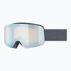 Detské lyžiarske okuliare UVEX Pwdr FM Jr S2 black matt/mirror sapphire