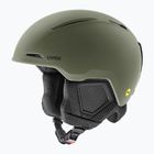 Lyžiarska prilba UVEX Monte LT MIPS khaki matt