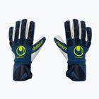 Detské brankárske rukavice uhlsport Hyperact Supersoft HN modrá a biela 101123601
