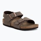 Detské sandále BIRKENSTOCK New York Birkibuc Narrow mocha