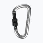 Salewa D-Shape Carbiner With Screw silver 00-0000034102