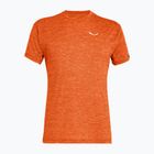 Pánske trekingové tričko Salewa Puez Melange Dry red orange melange 00-0000026537