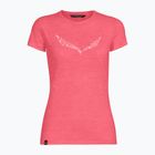 Dámske trekingové tričko Salewa Solid Dry pink 00-0000027019