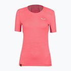 Salewa Puez Graphic 2 Dry dámske trekové tričko ružové 00-0000027400