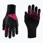 Bežecké rukaviceDYNAFIT Alpine Reflexné black out pink glo