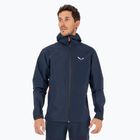 Pánska bunda do dažďa Salewa Puez Aqua 4 PTX 2.5L navy blazer/0910