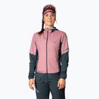 Dámska trekingová mikina DYNAFIT Traverse Alpha Hooded mokarosa