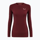 Dámske termo tričko longsleeve Salewa Cristallo Warm AMR Syrah
