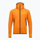 Pánska trekingová mikina Salewa Agner Hybrid PL/DST FZ Hoody turmeric melange/0910